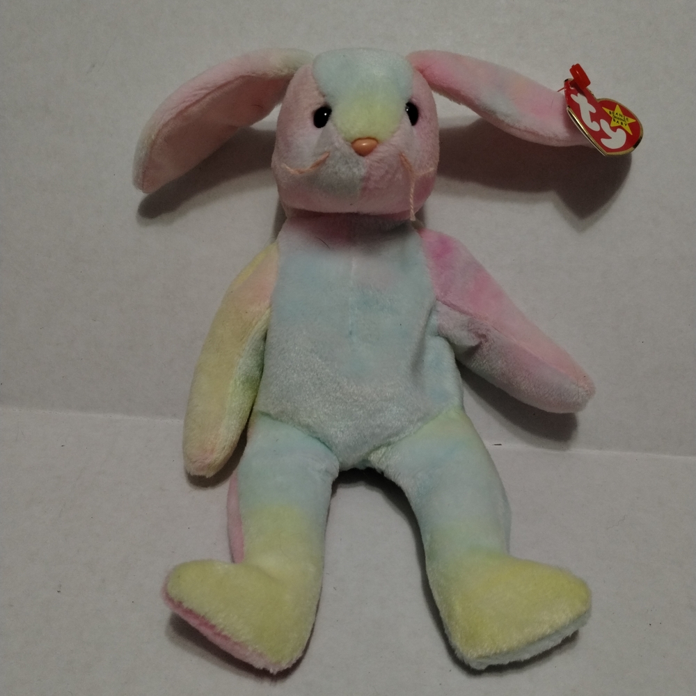 Ty beanie baby Hippie the bunny. RARE.